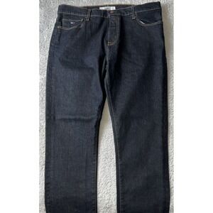 Mens Jeans 38 Slim Etroite Delgado Blue Denim Cotton Wash Classic Tommy Hilfiger